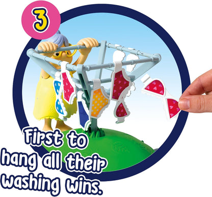 IDEAL | Windy Knickers: The silly spinning, granny giggling, windy washing game!| Kids Games | For 2-4 Players | Ages 4+