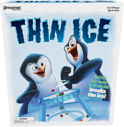 Goliath Pressman Thin Ice Game - Don't Let Your Marble Be The One That Breaks The Ice