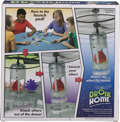 PlayMonster Drone Home -- First Ever Game with a Real, Flying Drone -- Great, Family Fun! -- for 2-4 Players -- Ages 8+