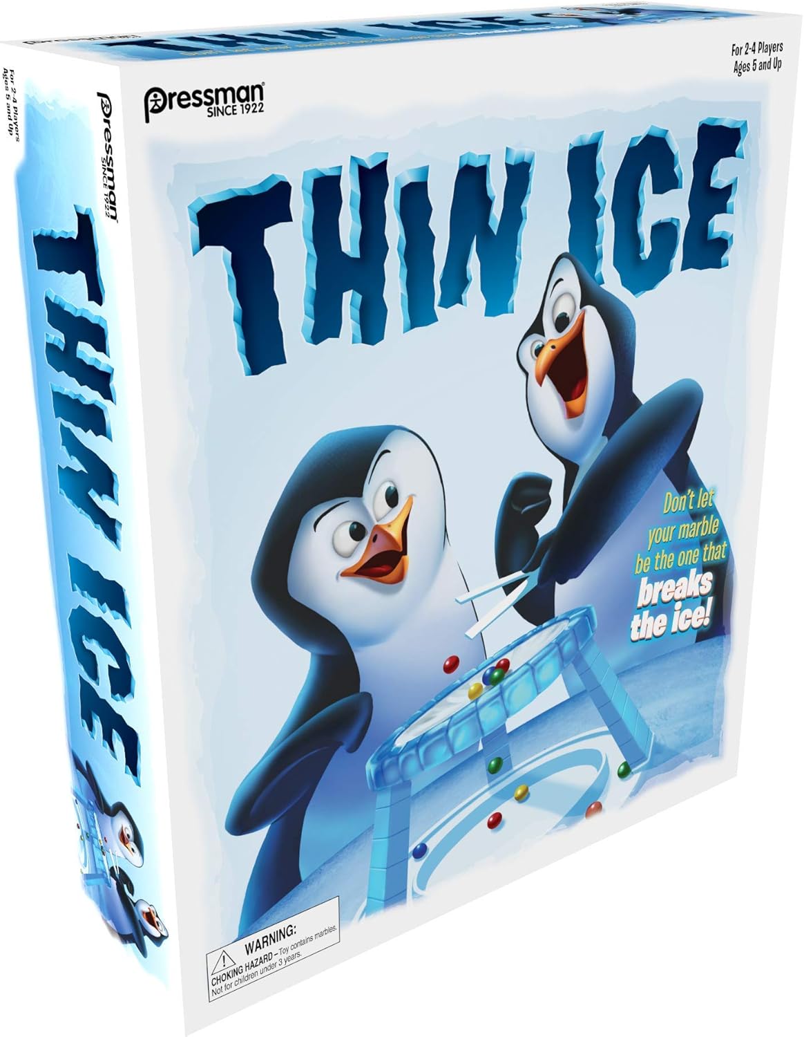 Goliath Pressman Thin Ice Game - Don't Let Your Marble Be The One That Breaks The Ice