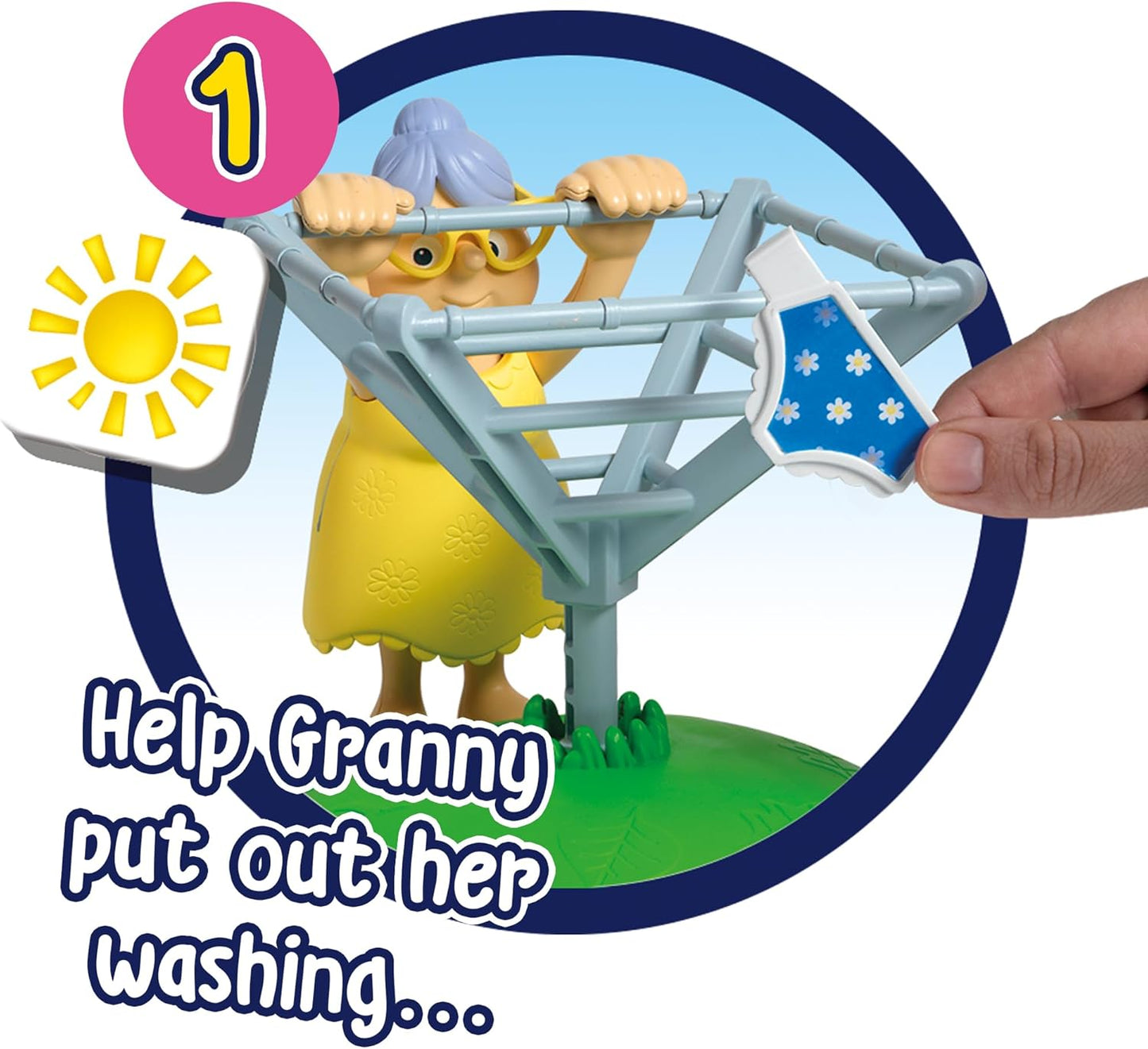 IDEAL | Windy Knickers: The silly spinning, granny giggling, windy washing game!| Kids Games | For 2-4 Players | Ages 4+