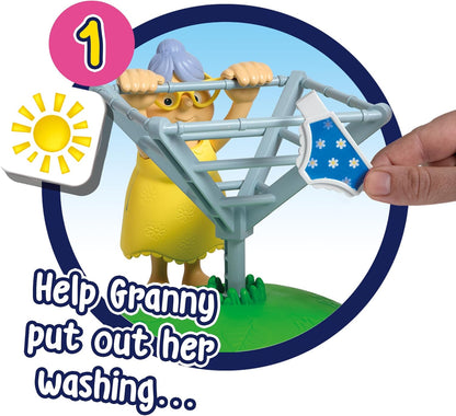 IDEAL | Windy Knickers: The silly spinning, granny giggling, windy washing game!| Kids Games | For 2-4 Players | Ages 4+