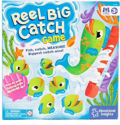 Educational Insights Reel Big Catch Game, Preschool Early Math Game, Measurement, Boys & Girls Ages 3+