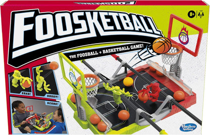 Hasbro Gaming Foosketball Game, The Foosball Plus Basketball Shoot And Score Shoot And Score Not Searched Tabletop Game For Kids Ages 8 And Up, For 2 Players