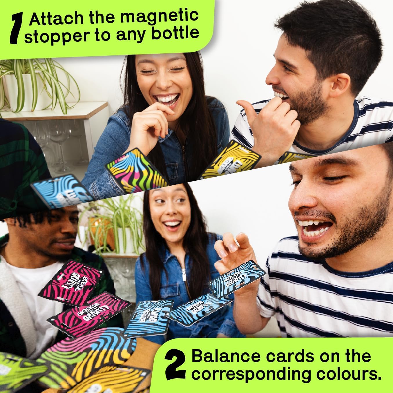 Big Potato Cards vs Gravity: The Gravity-Defying, Card-Balancing Game | Fun Card Game | 2+ players