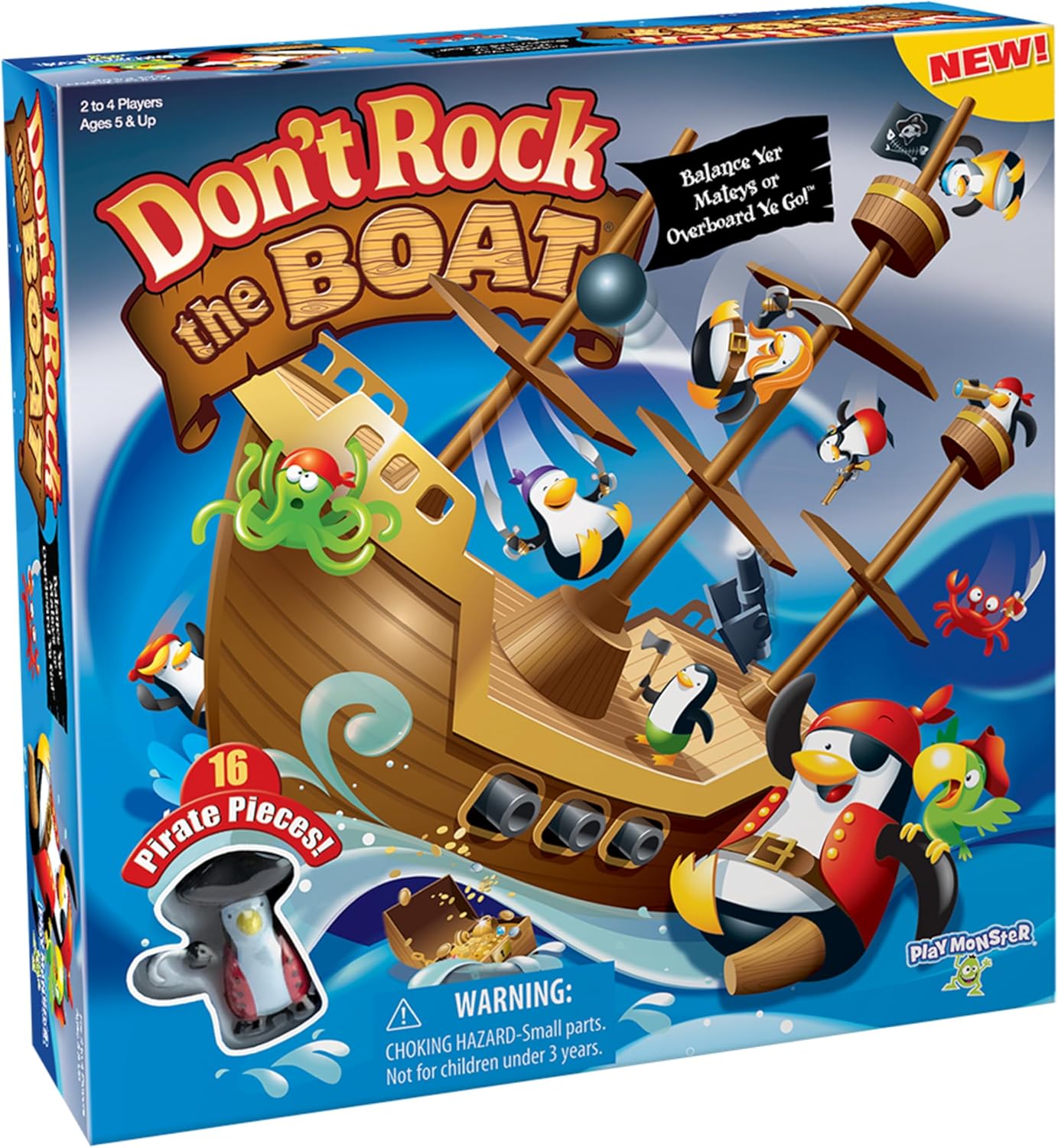 PlayMonster Don't Rock The Boat Skill & Action Balancing Game