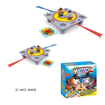 New Wrestling hamster Sumo two-player multiplayer battle party kids Gift Puzzle creative board game wedding toys